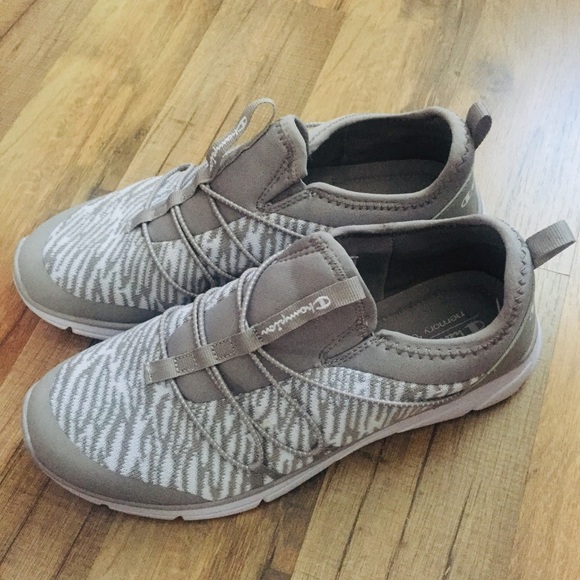 Champion Shoes - Champions Gray slip On tennis shoes size 9